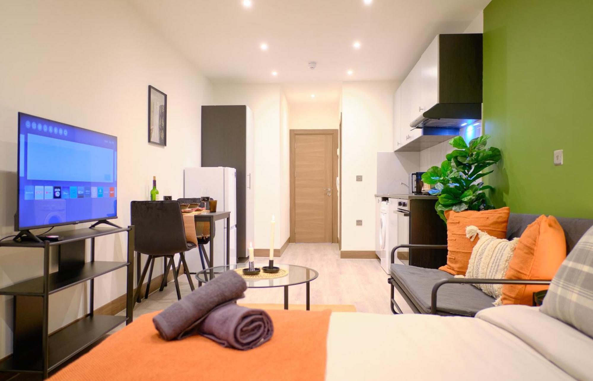 Goldersgreen Apartments By Sleepy 런던 객실 사진